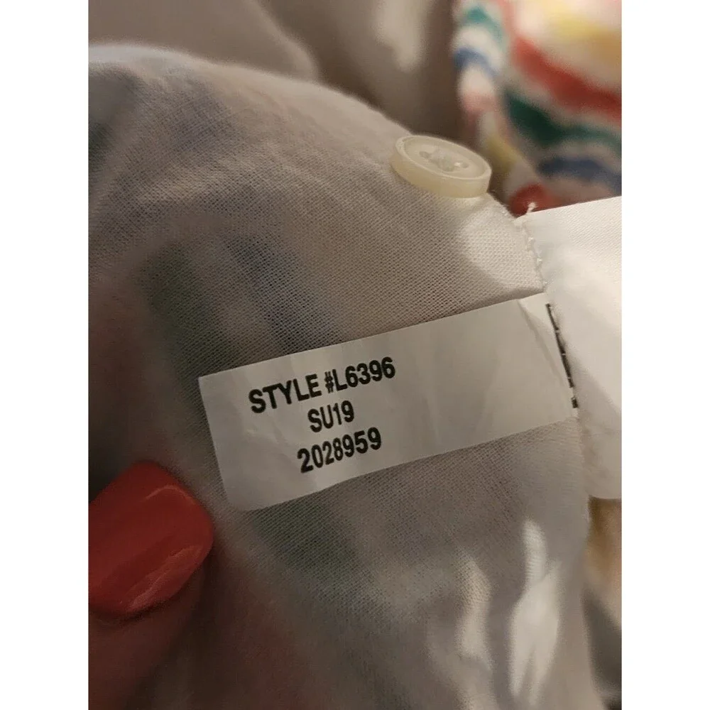 J. Crew Rainbow Seersucker Dress, XS
